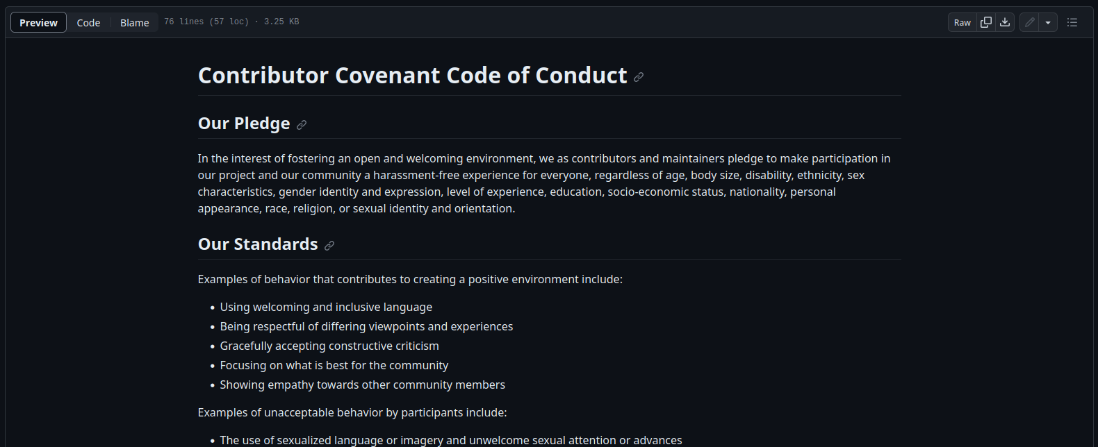 The Contributor Covenant