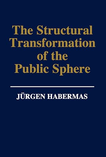 The cover of Habermas's The Structural Transformation of the Public Sphere