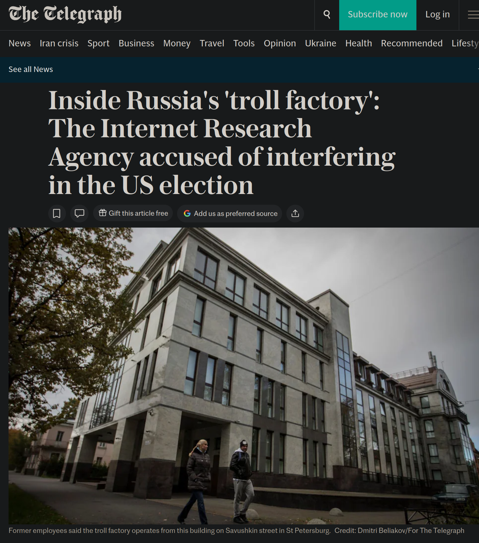 The Russian Internet Research Agency