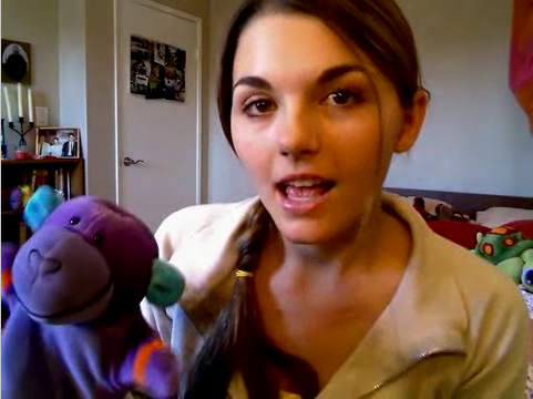 A still image of a vlog from LonelyGirl15