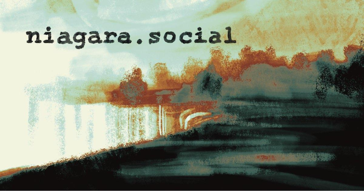 The logo for Niagara.social, a Mastodon/Hometown instance for residents of Niagara, Ontario